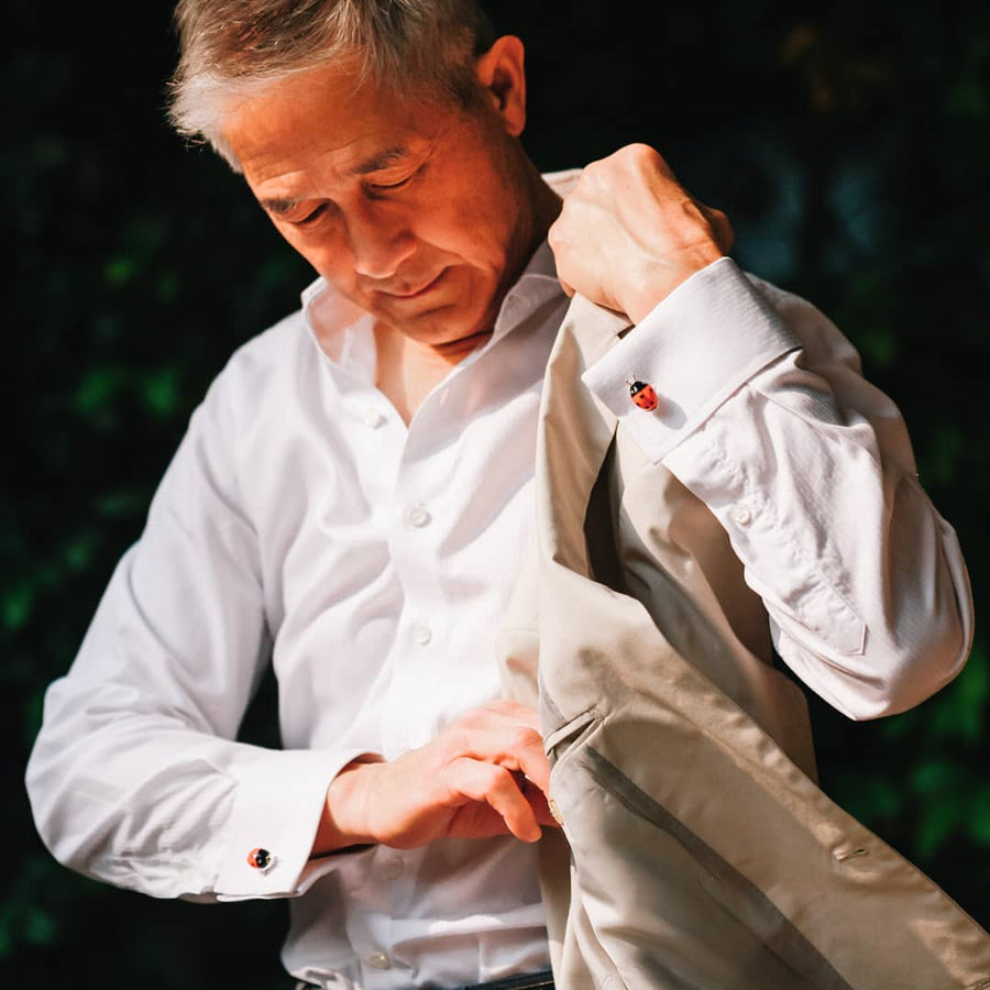 Lady Love Bug Cufflinks
