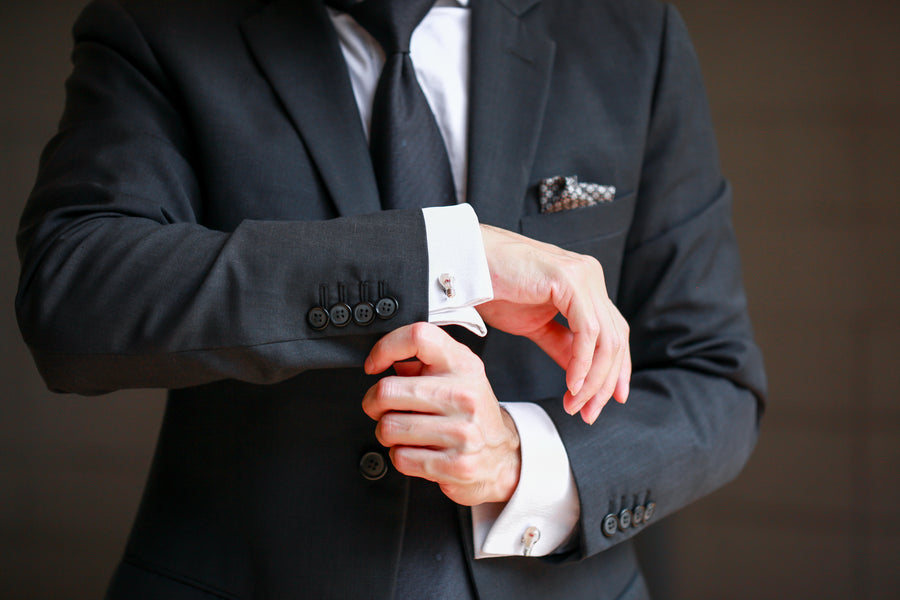 Light Bulb Silver Cufflinks