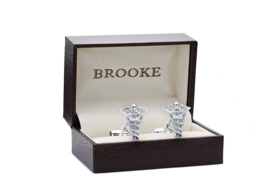 Medic Silver Cufflinks