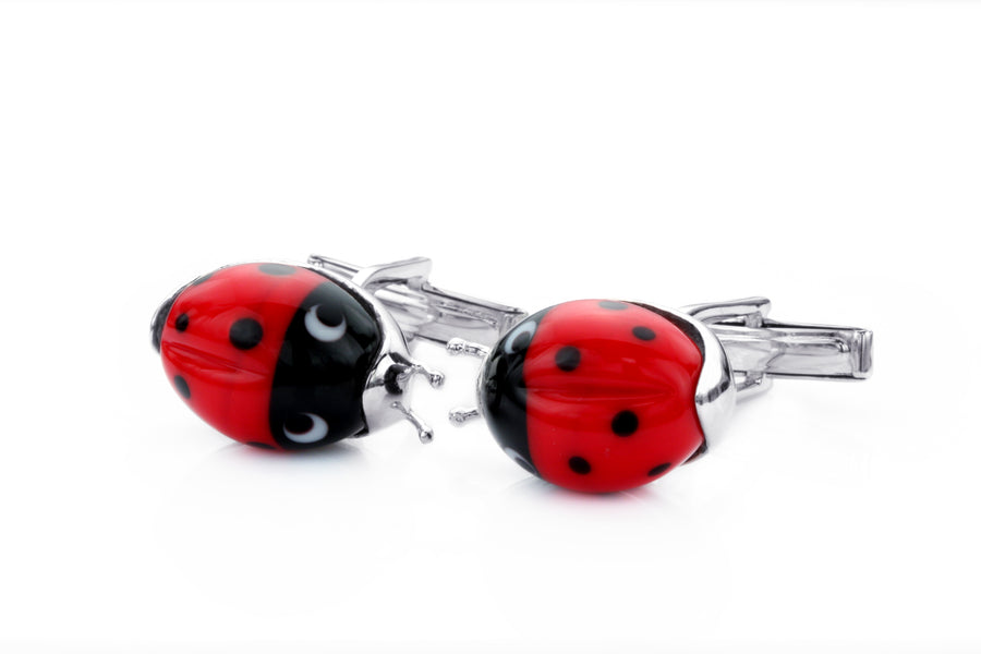 Lady Love Bug Cufflinks