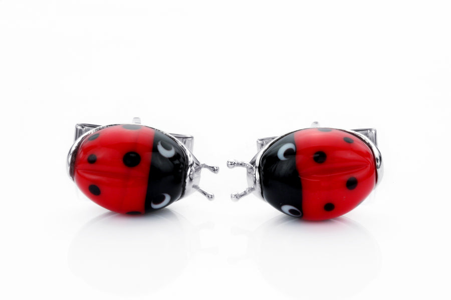 Lady Love Bug Cufflinks
