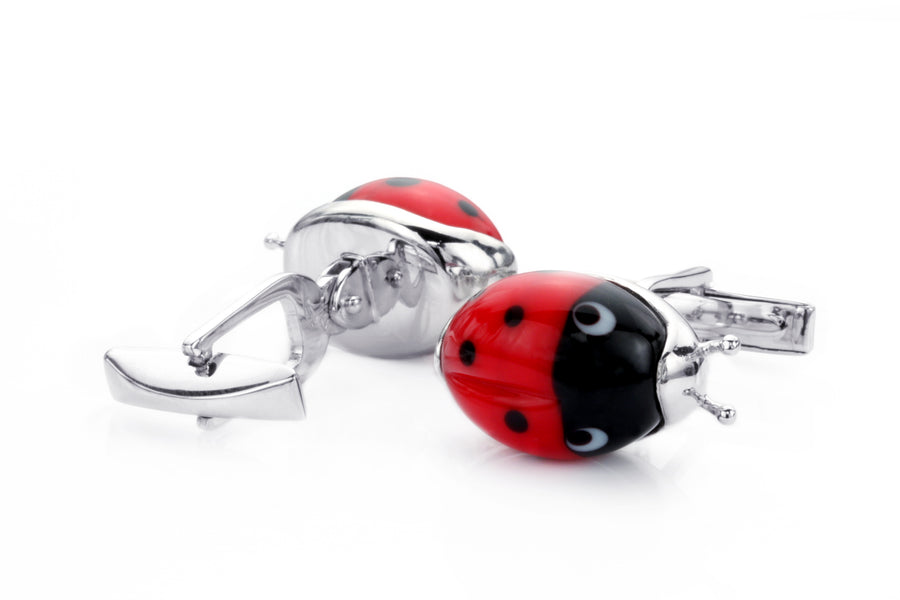 Lady Love Bug Cufflinks
