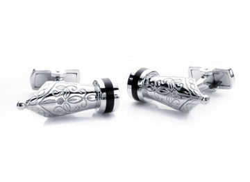 Silver Pen Cufflinks