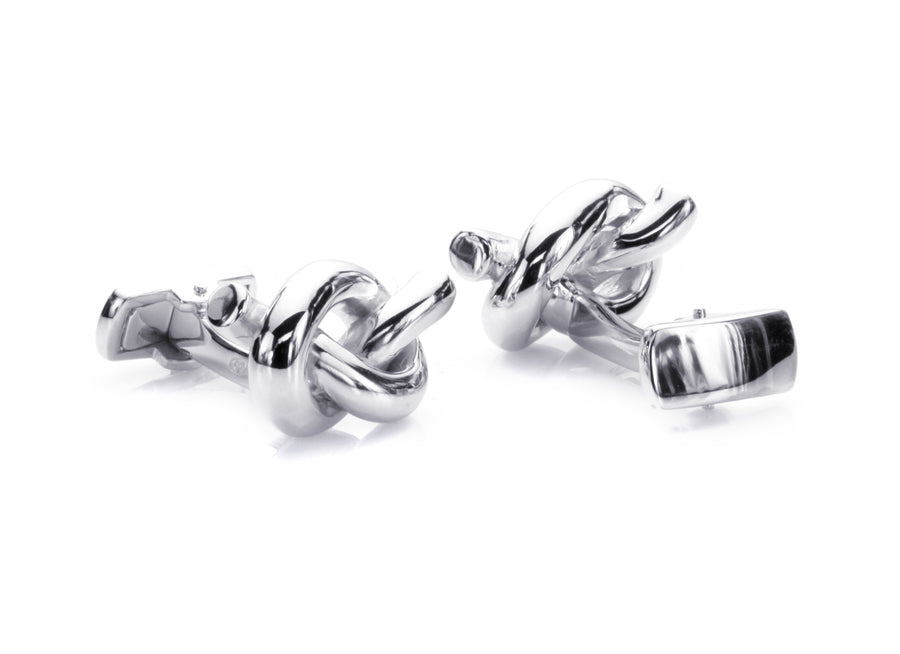 Silver Knots Cufflinks